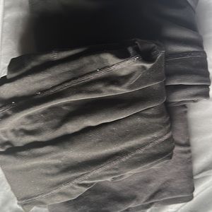 3 black leggings all size medium